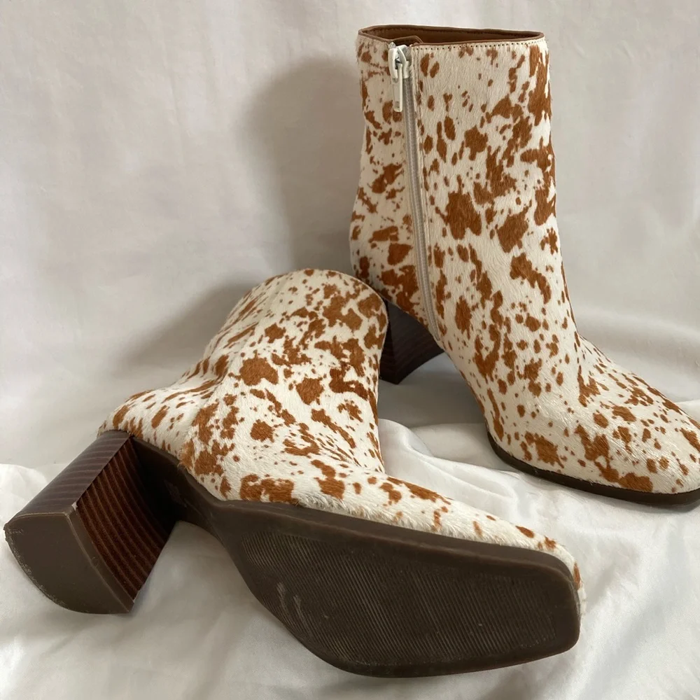 International Concepts - Calf Hide Ankle Boots - US Women’s Size 5 - Picture 2 of 7